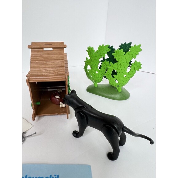 Playmobil 6422 Panther With Transportion Box Crate Complete Zoo Rescue Safari - Picture 2 of 4